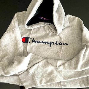 Men’s Champion hoodie -gray